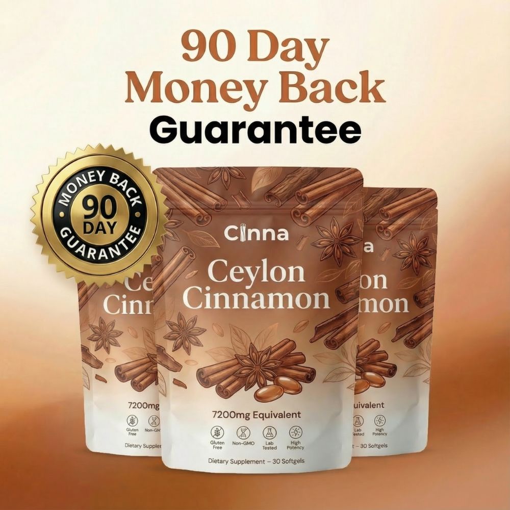 Cinna Ceylon Cinnamon - Naturally Reduces Insulin Resistance To Help T2D’s Lower A1C (Copy)